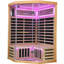 Sauna double capacité avec pruche du Canada
