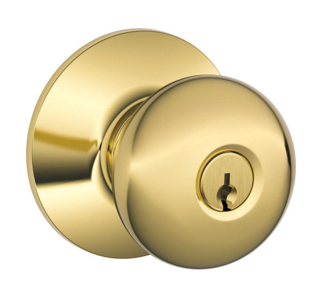 Schlage Plymouth Steel Entry Lockset Schlage 