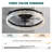 Peronne 20'' Ceiling Fan with LED Lights-1925200355
