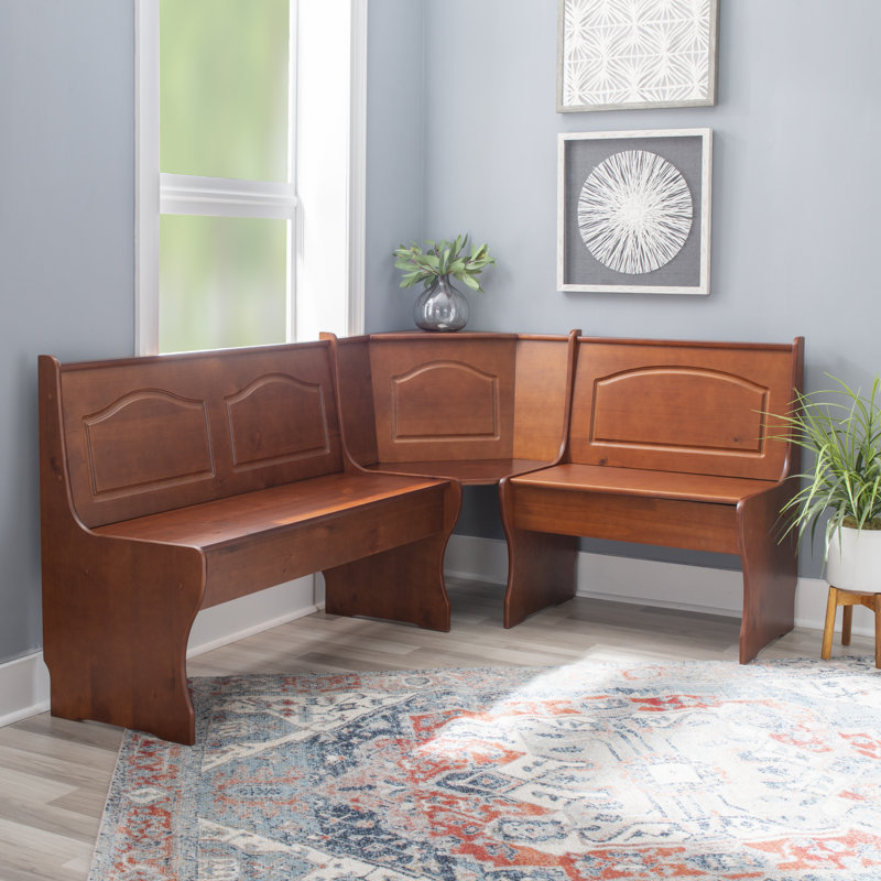 Jiles Solid Wood Storage Bench, Walnut