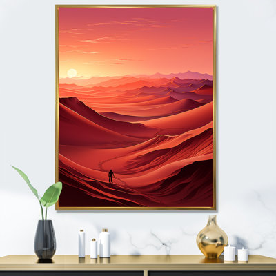 «Red and Yellow Dunes Desert II»