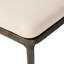 Chaise d'appoint d'extérieur en aluminium avec coussin