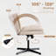 Grand fauteuil de bureau sans accoudoirs Vanichair avec coussin confortable à double couche et hauteur réglable