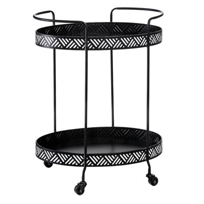 Dunkle Metal Bar Cart