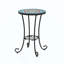 Table d'appoint de patio avec tablette