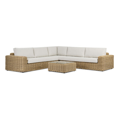 Ensemble modulaire d'extérieur de coin 115 po Puglia