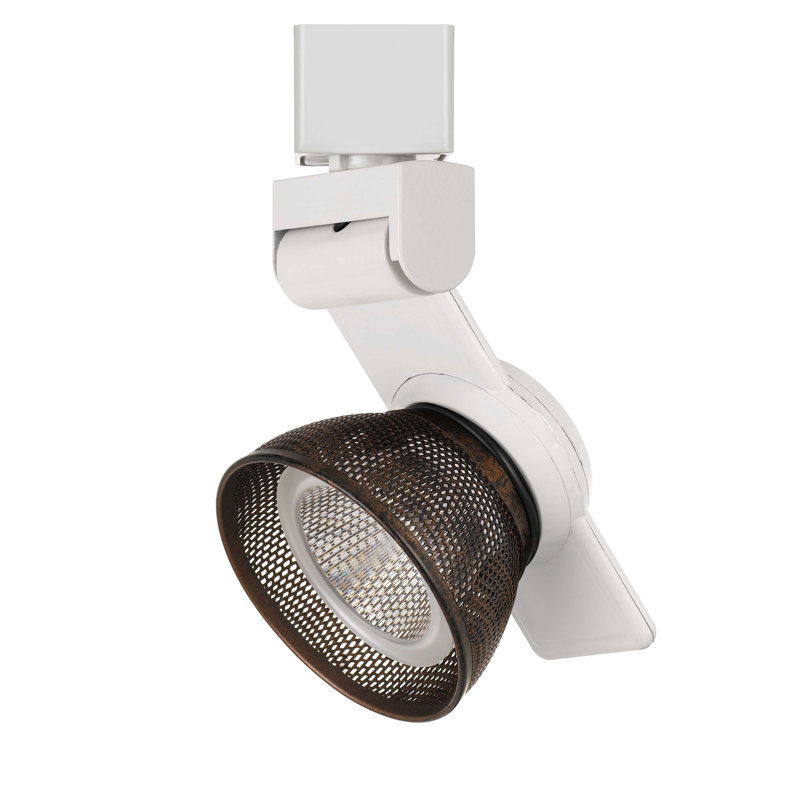 Tête de luminaire de rail del, Rouille, Blanc