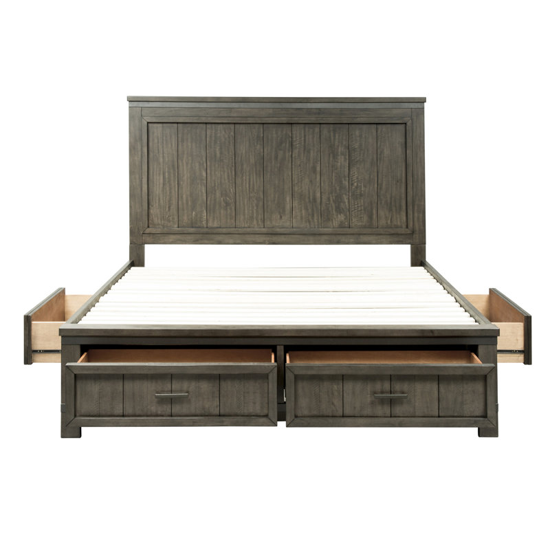 Lexee Platform Storage Bed, King