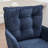 4-Piece Bar Stool Set With Bentwood Legs And Plush Cushions-1124988080