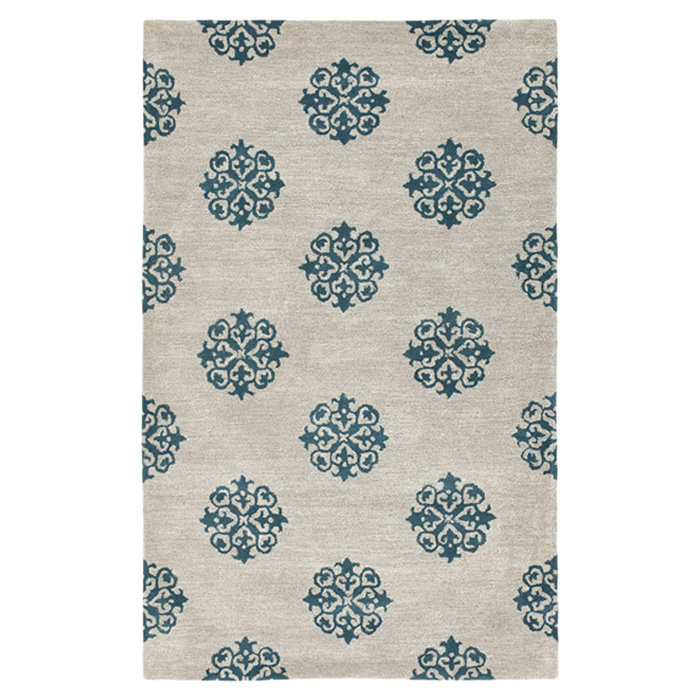 Candelo Hand Tufted Wool Pile Geometric Rug