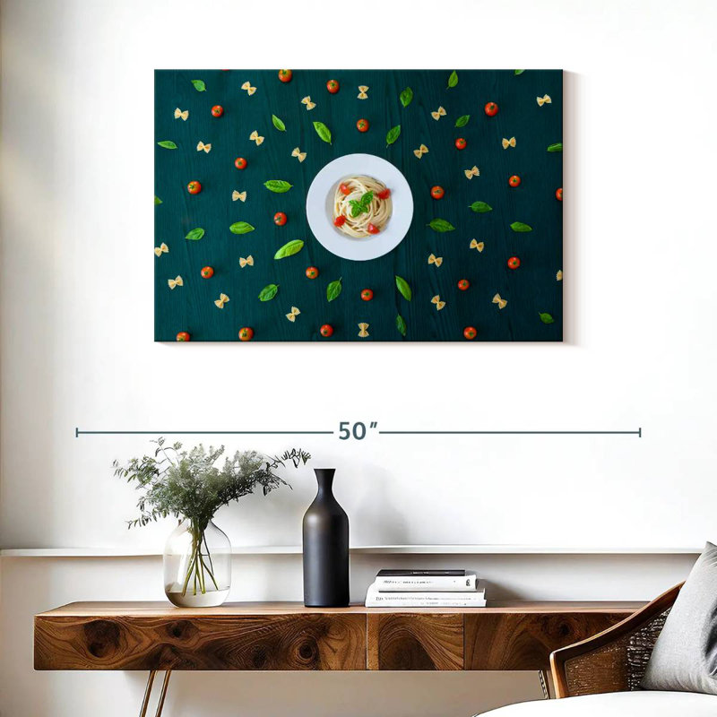 Motif de pâtes italiennes, H 24 po x l 36 po