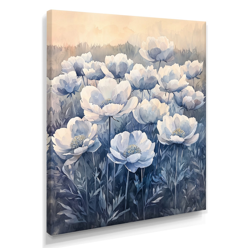 Keppler - impressions sur toile florales, Toile tendue, Ne s’applique pas, H 20 po x l 12 po