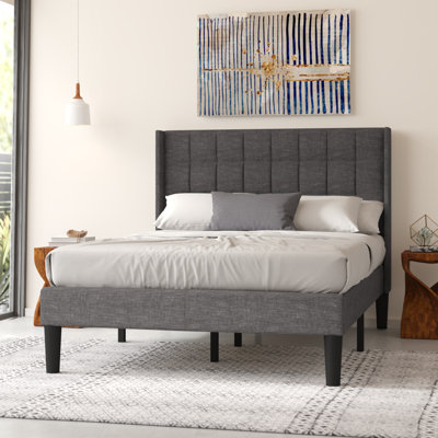 Martinez Upholstered Platform Bed by Red Barrel Studio