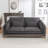 84.6" Retro Upholstered Sofa-1013090609