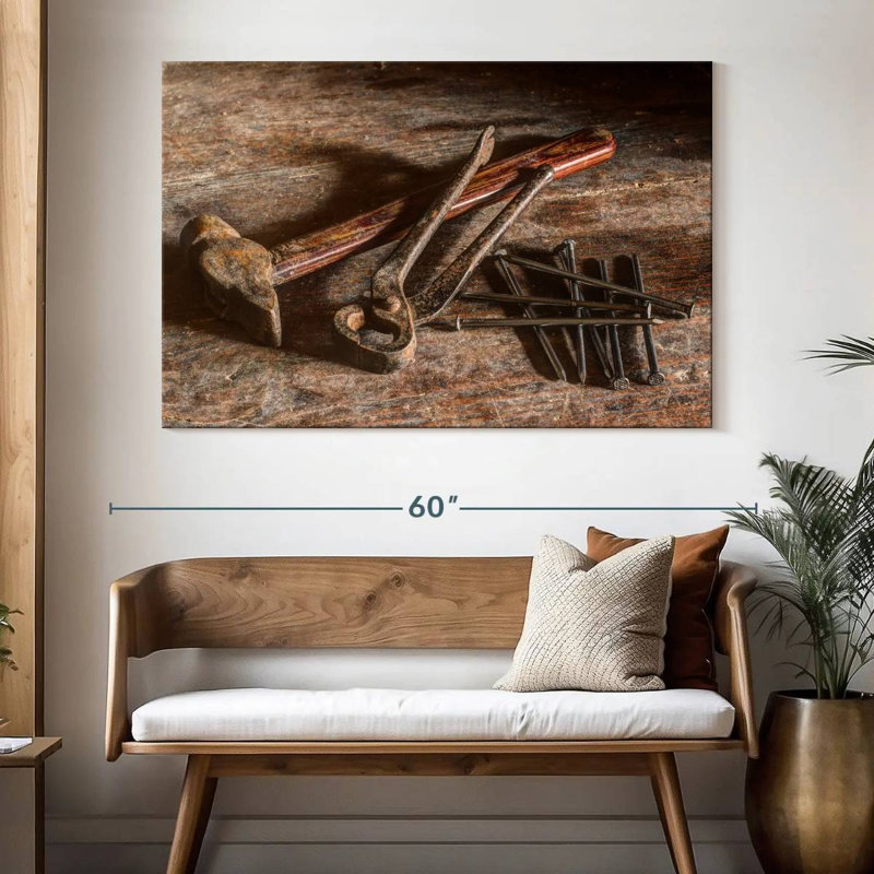 Alcaraz Old Tools, 34" H x 51" W