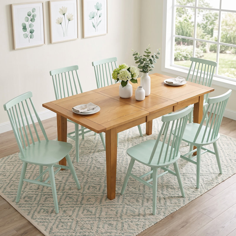 Chaises de salle à manger Alvie, Menthe douce