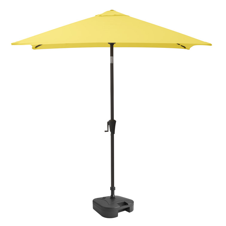 Helland 6' 6" x 6' 6" Square Market Umbrella with Base