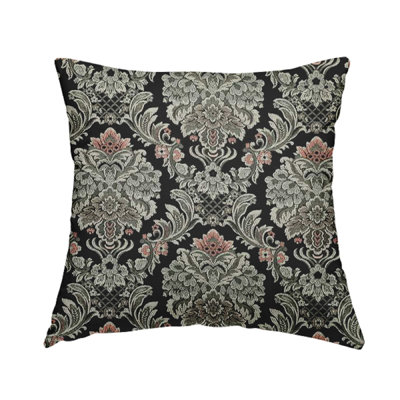 Shamus Damask Square Throw Cushion