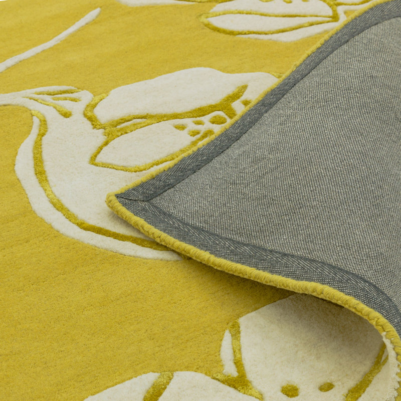Alouette Floral Wool Hand Tufted Area Rug, Rectangle 120 x 170cm
