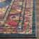 Christa Southwestern Blue/Fuchsia Area Rug