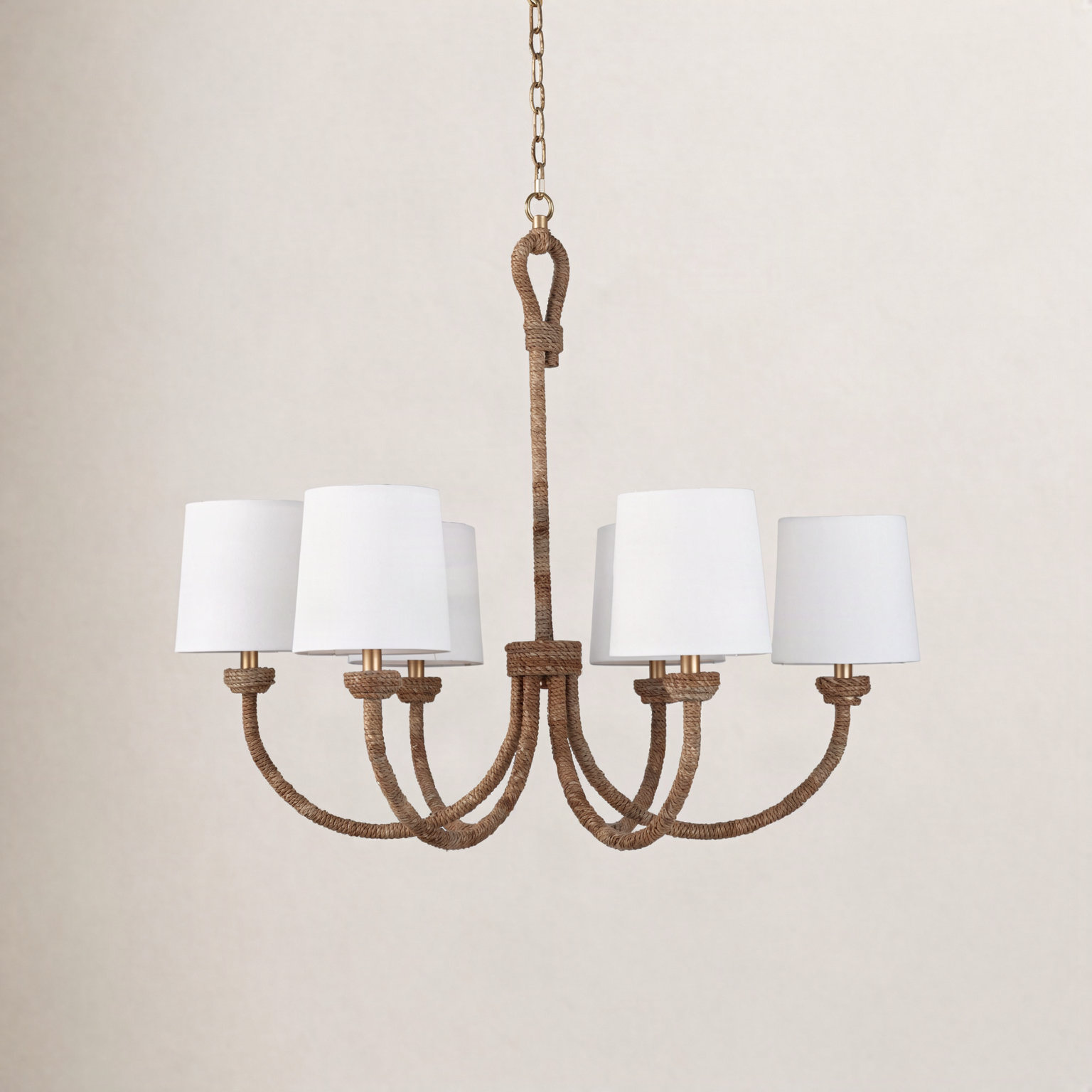 Coastal Luxe 6-Light Chandelier