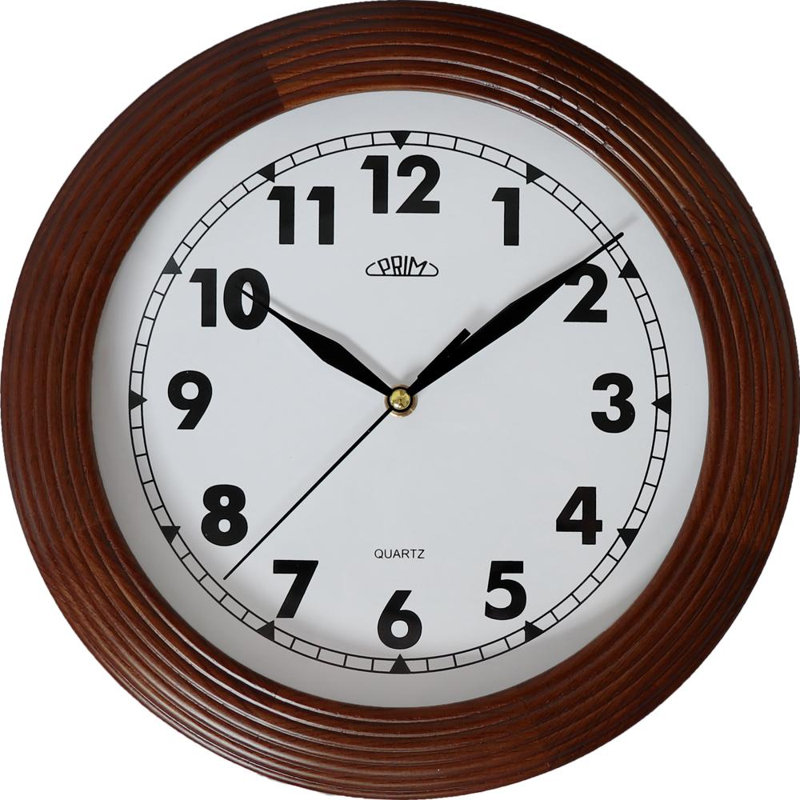 Monserrat Wood Wall Clock, Light Brown