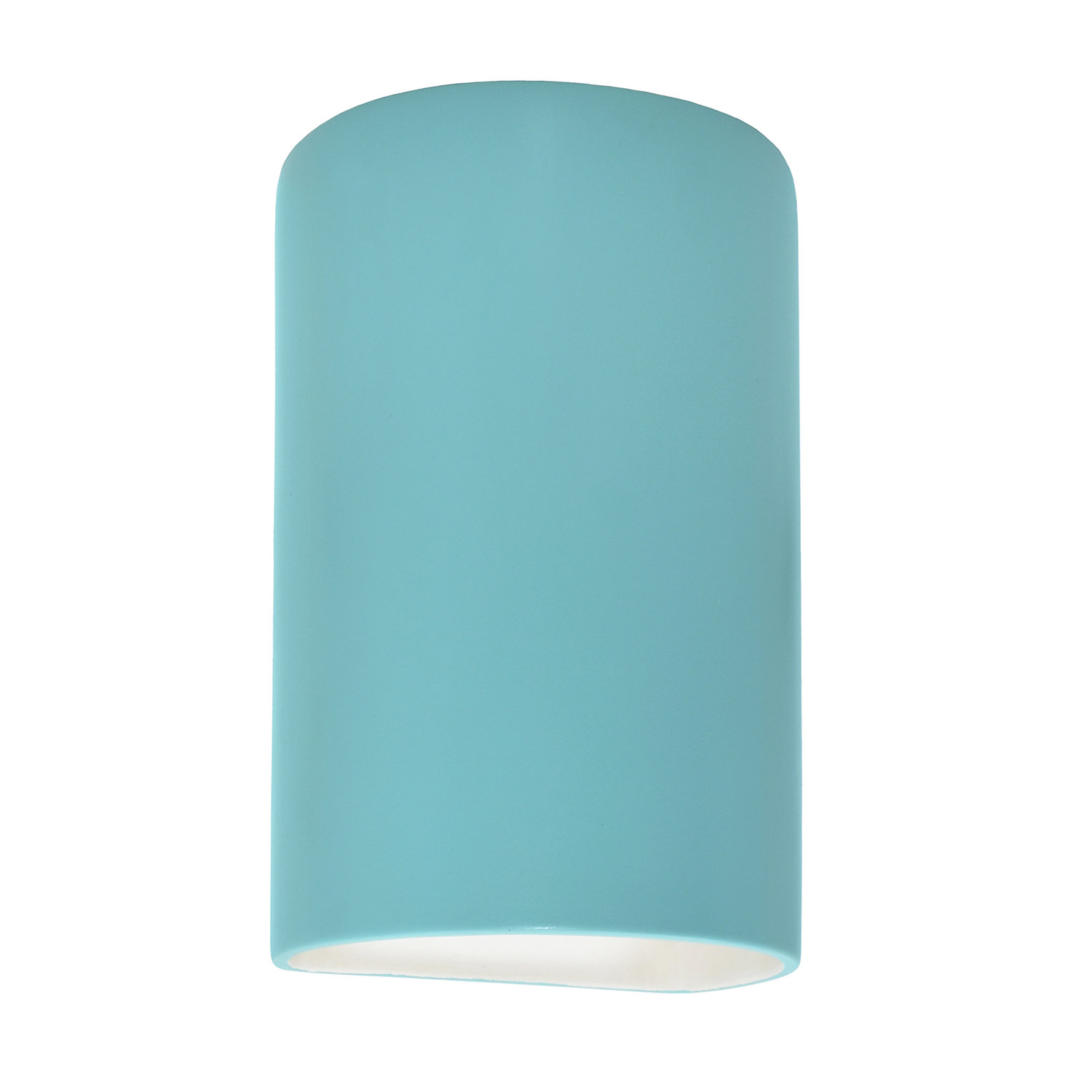 Pacursa Ceramic Dimmable Flush Mounted Sconce, 9.5" H x 5.75" W x 4.5" D, Integrated LED, Reflecting Pool