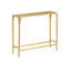 Honeycomb 36'' W Glass Console Table