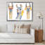 Dessin de mignon lama mignon I - reproduction sur toile-67396025-67396026