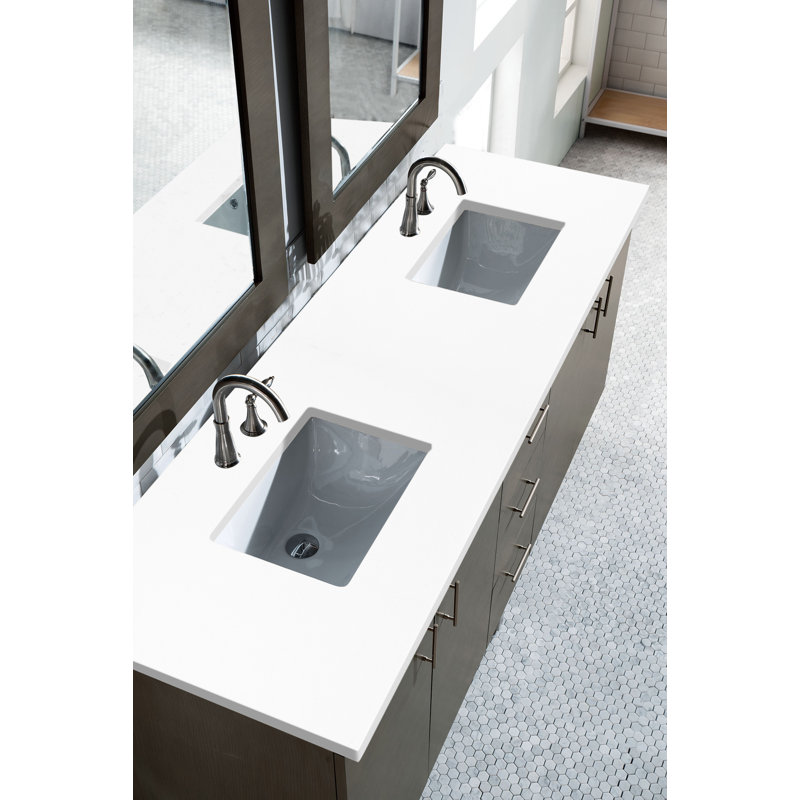 Metropolitan 72'' W Double Vanity, Silver Oak, MCRW8044