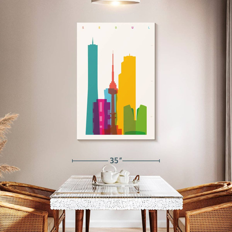 Sireci Vibrant Seoul, 48" H x 32" W