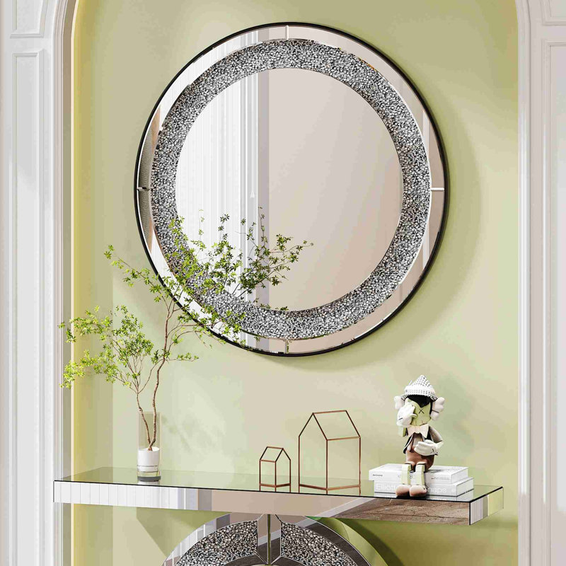Miroir rond, miroir décoratif mural