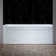 60" X 32" Alcove Acrylic Rectangular Whirlpool Heated Jetted Tub With Drain & Overflow