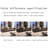 Brown Genuine Leather Modular Sofa cushion couch