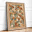 Honeycomb Tessellation Geometric - Framed Print-466091975-466091978