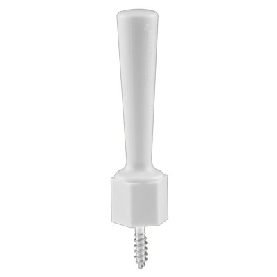 Prime-Line Flexible Vinyl Door Stop, Soft Jamb, White