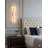 Transitional 9 Light Gold Crystal Wall Sconce