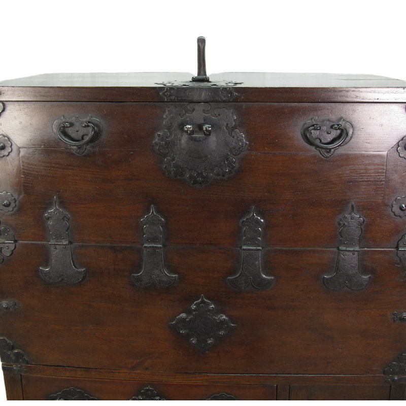Asian Classic Solid Wood Accent Chest