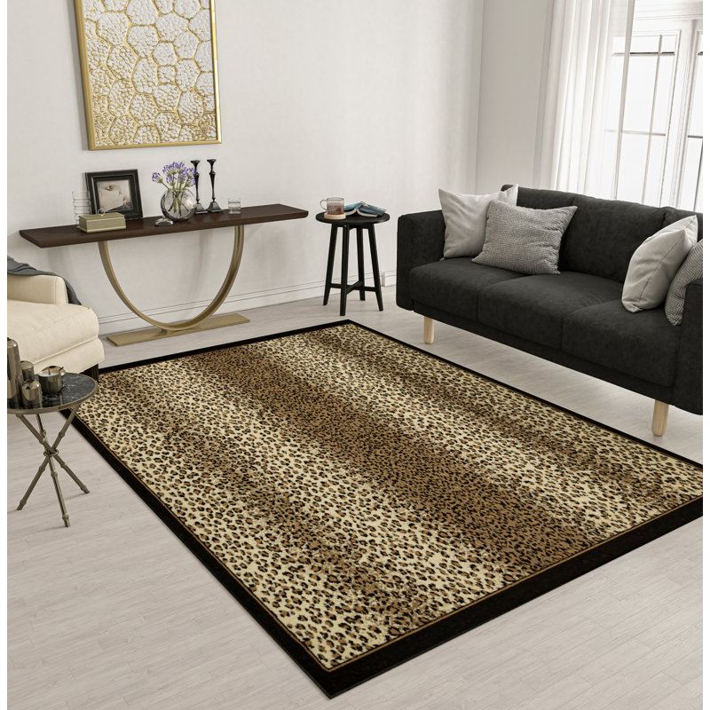 Tapis intérieur / extérieur en laine Shivonne, Rectangle 2 pi x 3 pi