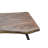 Laub Acacia Solid Wood Top Metal Base Dining Table