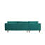 CANAPÉ D'ANGLE ANDERSON LAF - TURQUOISE