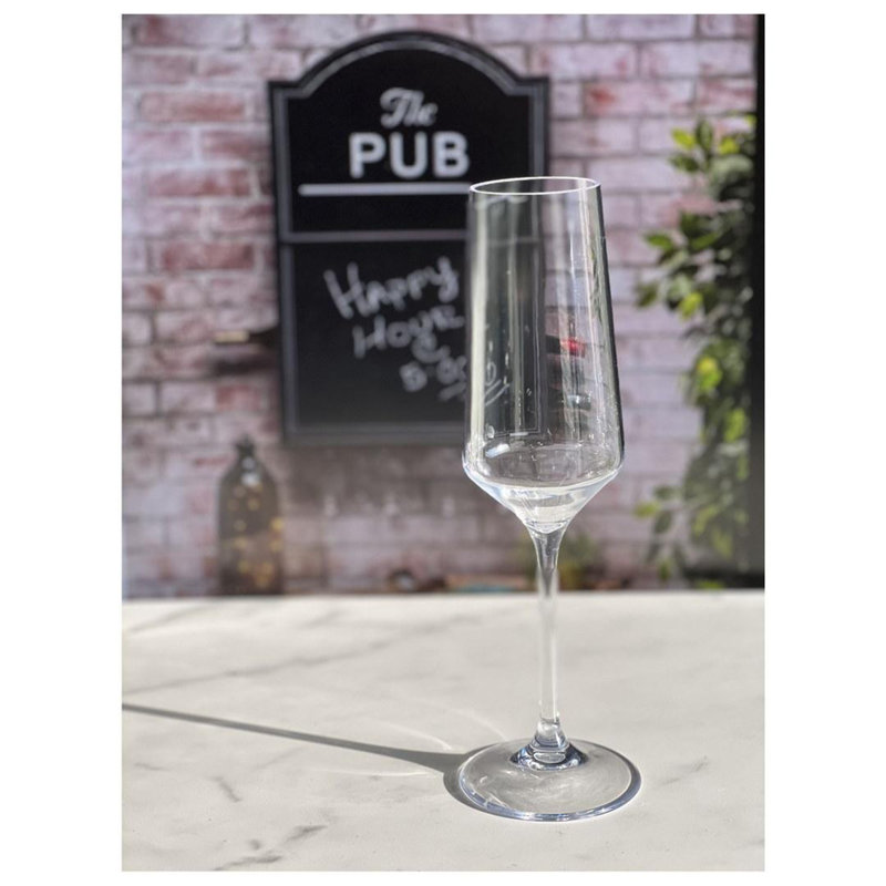 Ensemble de 4 flûtes à champagne en plastique Tritan Lexington