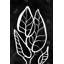 «Minimalist Leaves», toile encadrée blanche abstraite | Décoration intérieure