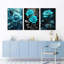 3 Piece Wrapped Canvas Print-904588723