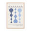 «Blue Retro Bauhaus», affiche I-347098584-347098600