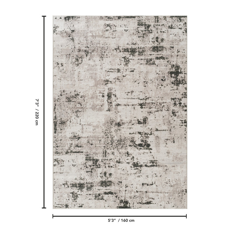 Eckenrode Abstract Multi Area Rug, 5'3"x7'3"