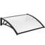 Yaheetech 76cm D Plastic Cover Retractable Door / Window Awning-1107383690-1107383691