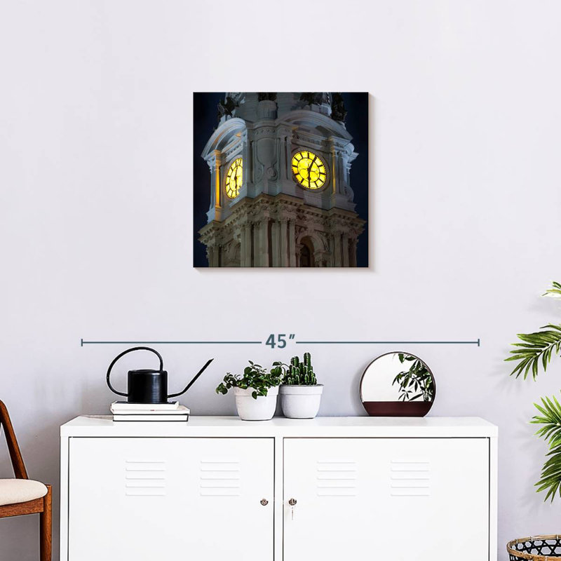 Tour de l'horloge Lilie Philadelphia, H 20 po x l 20 po
