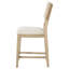 Ensemble de 2 chaises d'appoint en chêne beige Kimpton