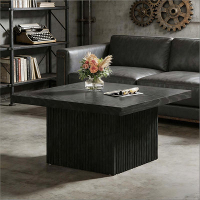 Table basse carrée avec design Mid-Century